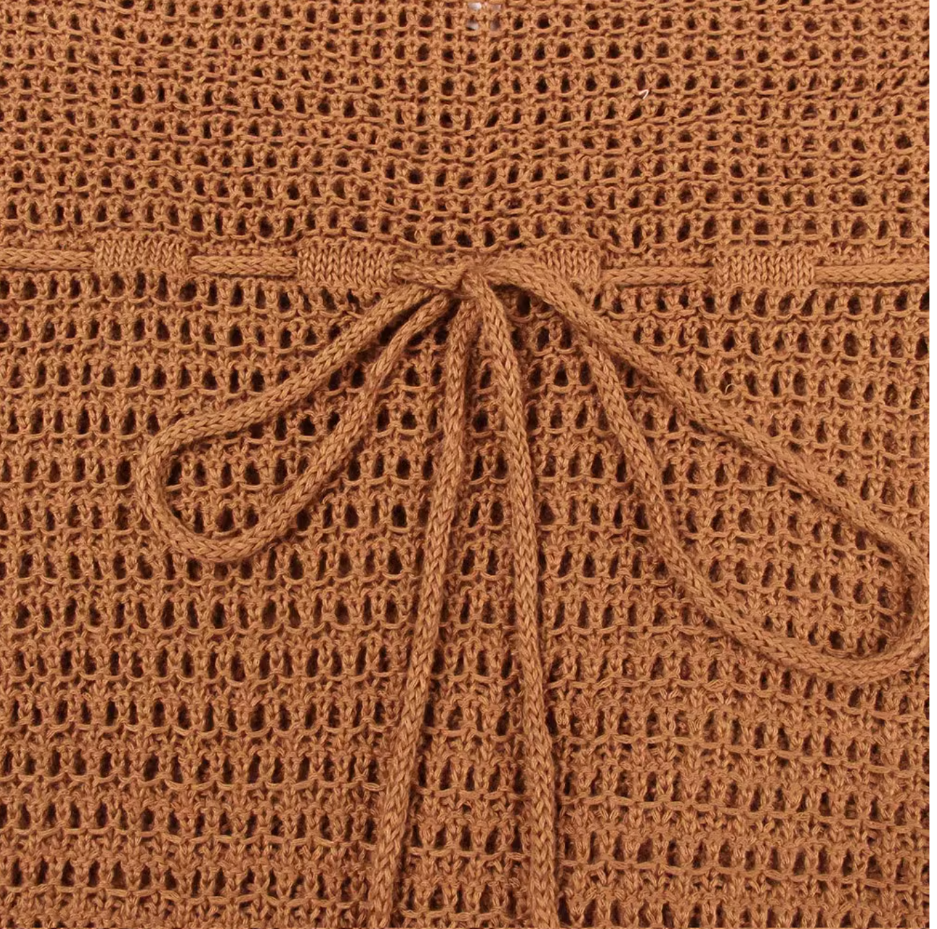 Green and Brown Summer Dress tie